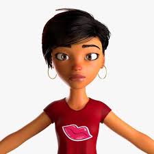 Cartoony Girl Mery 3d Model Model Call 3d Model Game Assets
