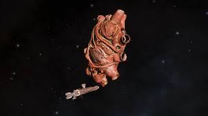 The megaship triggered an invasion of thargoid vessels when it arrived from the delphi system. The Anti Xeno Initiative Thargoid Hearts
