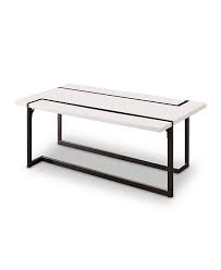 This industrial table returns to the idea of wrought iron wheels for support, with. Furniture Of America Syrex Rectangular Coffee Table Reviews Furniture Macy S