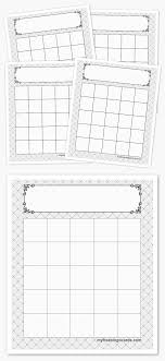 Customizable Blank Bingo Card Template Free 5x5 Bingo Template Bingo Template Free Printable Bingo Cards Bingo Card Template