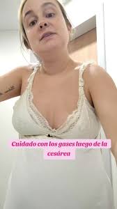 Cuidado con los gases luego de la cesárea