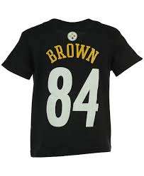 Nfl Antonio Brown T Shirt Little Boys 4 7