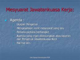 Kini tibalah masa , untuk kita mendengar amanat dan ucapan yang akan disampaikan oleh yang berhormat tn. Pengendalian Mesyuarat Ppt Download