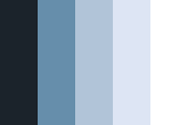 Each color brings out the richness in the other. Snowy Mountain Color Palette