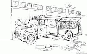 Yo'll get the most amazing fire truck, that you saw ever! Coloring Page Modern Car Rescue