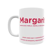 Taza Con El Significado Del Nombre Margarita