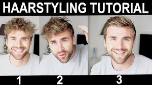 Die eher schweren texturen nehmen der frisur. Haarstyling Tutorial Fur Manner Bei Etwas Langeren Haaren Hairstyle Youtube