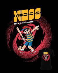 Ness Saves The Earth Scott Pilgrim X Earthbound Mother Games Scott Pilgrim Save Earth