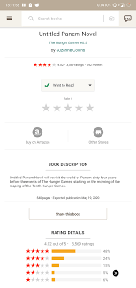The Prequel Book Is 540 Pages Long According To Goodreads And Amazon Hungergames