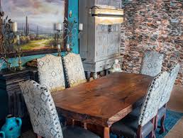 Rustic dining room / rustic dining tables; Dining Room Furniture Rustic Furniture Southwestern Furniture Living Spaces Furnishings Rios Interiors