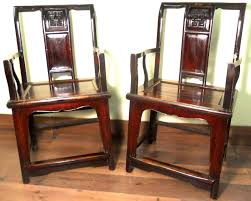 Antique Chinese Arm Chairs 3144 One Pair Ming Style Circa 1800 1849 Armchair Antiques Chair