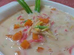 Bubur cha cha is a creamy, sweet malaysian dessert consists of yam , sweet potato, sago pearls, tapioca noodles, coconut milk. Resepi Bubur Cha Cha Nangka
