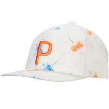 A Special Edition P Cap That Rickie Fowler Will Wear During The Honda Classic An Allover Pineapple Spring Break Inspired Cap Per Snapback Cap Cap Golf Outfit