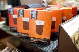 We had to go through the starbucks training regime even if we had previous experience with making drinks (and it is a boring, boring process). Starbucks Via Brew Instant Microground Coffee Tiny Urban Kitchen