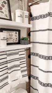 Black And White Bathroom Set Walmart Better Homes Gardens 72 X 72 Tribal Chic Shower Curtain Walmart Com In 2020 Black Bathroom Decor Restroom Decor Bathroom Decor Apartment