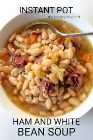 Instant Pot Ham And White Bean Soup No Presoaking Dry Beans Recipe In 2020 Instant Pot Soup Recipes Bean Soup Recipes Instant Pot Dinner Recipes