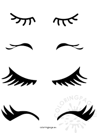 Each package contains 6 large lashes or 3 set! Unicorn Eyes Printable Free Novocom Top