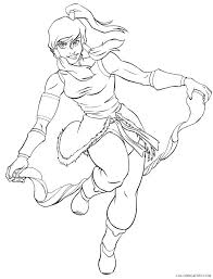 Find more coloring pages > aang and momo avatar coloring page; Avatar Legend Of Korra Coloring Pages Printable Sheets Kora Avatar 2021 A 4067 Coloring4free Coloring4free Com
