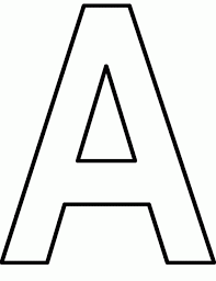 Letter A Clear Interesting Coloring Page Printable Alphabet Letters Letter A Coloring Pages Lettering Alphabet