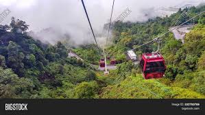 You can disembark at the chin swee. Cable Car Genting Image Photo Free Trial Bigstock
