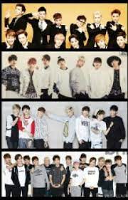 The korean boy groups are up against ariana grande and . Bts Exo Got7 And Seventeen