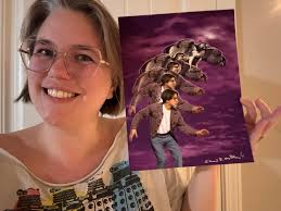 Katherine Applegate is such an amazing person. A year ago, thanks to the  pandemic, a lot of my planned transition moments became indefinitely  delayed. My girlfriend (now wife) contacted Katherine, told her