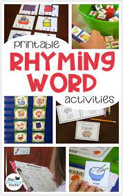 Active movement activities for preschoolers. Printable Rhyming Activities For Kids This Reading Mama