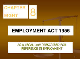 The duration of paid sick leave (without hospitalisation) is also provided in addition to the employer having to provide. Ppt Employment Act 1955 Powerpoint Presentation Free Download Id 927952