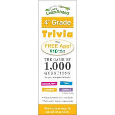 Also, see if you ca. Let S Leap Ahead 4th Grade Trivia By Alex A Lluch Paperback Target