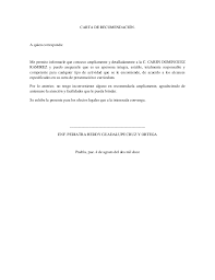 Ejemplos de cartas de recomendacion. Carta De Recomendacion Personal De Un Amigo Para Inmigracion