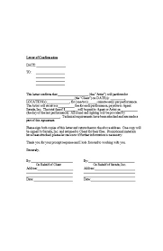 Bank account confirmation letter commerce invoice sample banks. Free 8 Legal Confirmation Letters In Pdf Ms Word