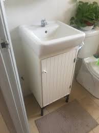 Not only are our basins practical, but they also match your bathroom's style. Ikea Silveran Wash Cabinet And Hamnviken Wash Basin Home Furniture Others On Carousell