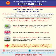 Bộ y tế ấn độ hôm nay báo cáo 196.427 ca nhiễm ncov trong 24 giờ qua, mức tăng hàng ngày thấp nhất kể từ 14/4, trong khi số ca tử vong. Thong Bao Kháº©n Vá» Bá»‡nh Nhan Covid 19 Ma Sá»' 29 834 Thuathienhue Gov Vn Vi Vn