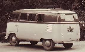 Image result for Brown Beige 1950 VW Bus