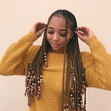 Choose between brazilian wool, rubber or crotchet locs to make your faux locs. 12 Gorgeous Braided Hairstyles With Beads From Instagram Allure