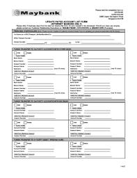 Normally, our team will track the evaluation of customers on relevant products to give out the results. Fillable Online Update Payee Account List Form Internet Banking Only Maybank Fax Email Print Pdffiller