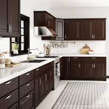 Hampton Bay Assembled 36x34 5x24 In Accessible Sink Base Cabinet In Madison Java Bsa36 Mjav Kitchen Room Design Kitchen Design Color Kitchen Cabinet Design