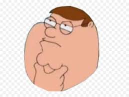 Peter u r everything to me. Thinking Face Emoji Family Guy Peter Thinking Png Peter Griffin Face Png Free Transparent Png Images Pngaaa Com