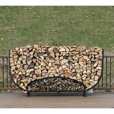 Bent, joined, and bent again, the holder features pine. Shelterit 8 Ft Firewood Storage Log Rack With Kindling Holder Round Leg Steel 24218 The Home Depot