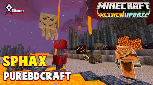 How to install sphax purebdcraft resource (texture) pack for minecraft: Actualizacion Textura Sphax Purebdcraft Para Minecraft Pe 1 16 1 Nether Update 2020 Youtube
