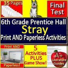 Stray By Cynthia Rylant 6th Grade Prentice Hall Activities Quiz Jeopardy Game Prentice 6th Grade Writing Plot Activities