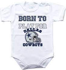 Baby Bodysuit Born To Play For Dallas Cowboys By Rockbabysuit 10 98 Baby Boy Swag Baby Bodysuit Dallas Cowboys Baby Clothes