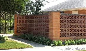 Brick Fence Decorative Block Picture Interunet Fence Design Brick Fence Backyard Fences