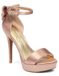 Jessica Simpson Bowie Satin High Heel Sandals Heels Wedding Shoes Sandals Bridal Shoes