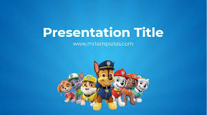 Send paw patrol online invitations starring all your favorite characters including chase, rubble, marshall, skye, and everest. Paw Patrol Ppt Template Mr Templates