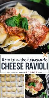 Four Cheese Ravioli Easy Pasta Recipes Ravioli Recipe Homemade Cheese Ravioli