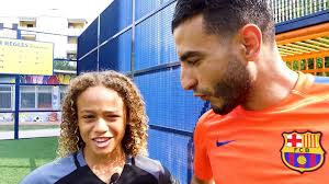 Fifa 21 career mode players. Soufiane Touzani Takes On Barcelona Youth Star Xavi Simons Goal Com