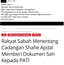 Sememangnya semenjak berpuluh tahun lalu kebanjiran pendatang asing tanpa izin (pati) ke malaysia menjadi topik hangat dan langsung tidak disukai ramai rakyat malaysia namun kedatangan mereka semakin hari semakin bertambah sehingga ada yang berkahwin dan beranak pinak di negara. Kerajaan Sabah Beri Kewarganegaraan Kepada Pendatang Asing Tanpa Izin Sebenarnya My