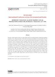 The safeguards which apply are similar to those that apply to adverse inferences drawn from silence under section 35 of the 1994 act and aim to prevent a jury. Pdf Domestic Violence Against Women Legal Protection Under The Domestic Violence Act 1994