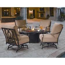 Saratoga 5 Piece Fire Chat Set In 2020 Patio Furniture Fire Fire Pit Furniture Fire Pit Essentials